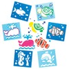 Baker Ross AW389 Sealife Stencils (Pack of 6), Assorted, Asst