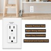 NO Equipment Ground Protected Outlet Receptacle Plates Label Sticker Decal