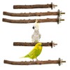 Kioiner 5 Pcs Wood Bird Perches, Natural Prickly Ash Wood