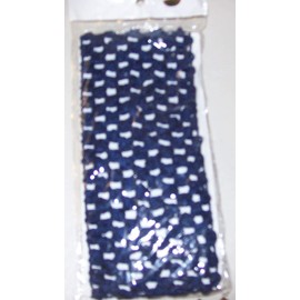 6 Pack New Headbands Sweatband Navy Crochet (6)