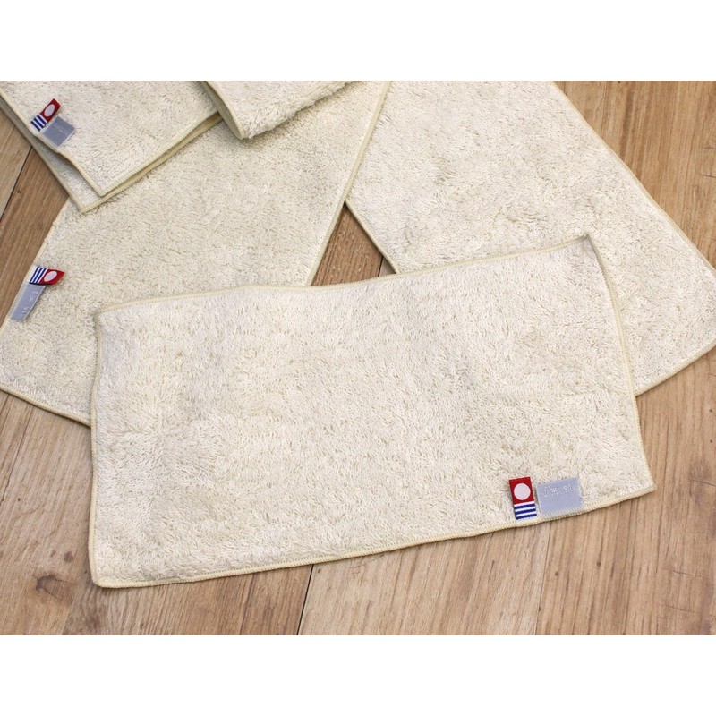 上西産業 ハーフハンカチ ベージュ 13×25ｃｍ 今治タオル 認定 ファーストカラー 16K61240-BE 5 5枚入