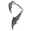 A Night with Goethe Gothic Pewter Bat Wing Ear Wrap