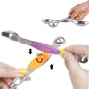 Magnetic Measuring Spoons Sets of 9, WOVTE Dual Sided Stainless
