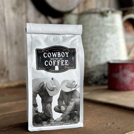 Cowboy Coffee - Smooth Medium Roast in Whole Bean or Ground - Type of Coffee: Ground