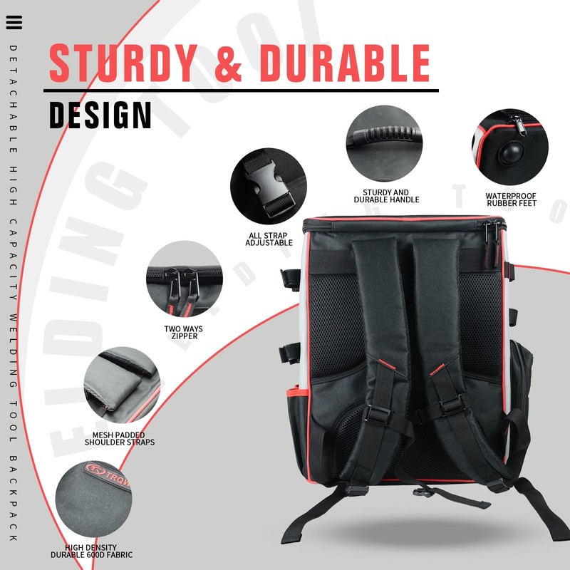 TRQWH Welding Tools Backpack for Men Extreme Gear Pack with