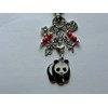 Handmade PANDA BEAR FLOWER LOVE YOU KEY CHAIN CLIP FOR