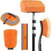 LAANPOLE 12FT Car Washer Bursh Kit with Extension Pole