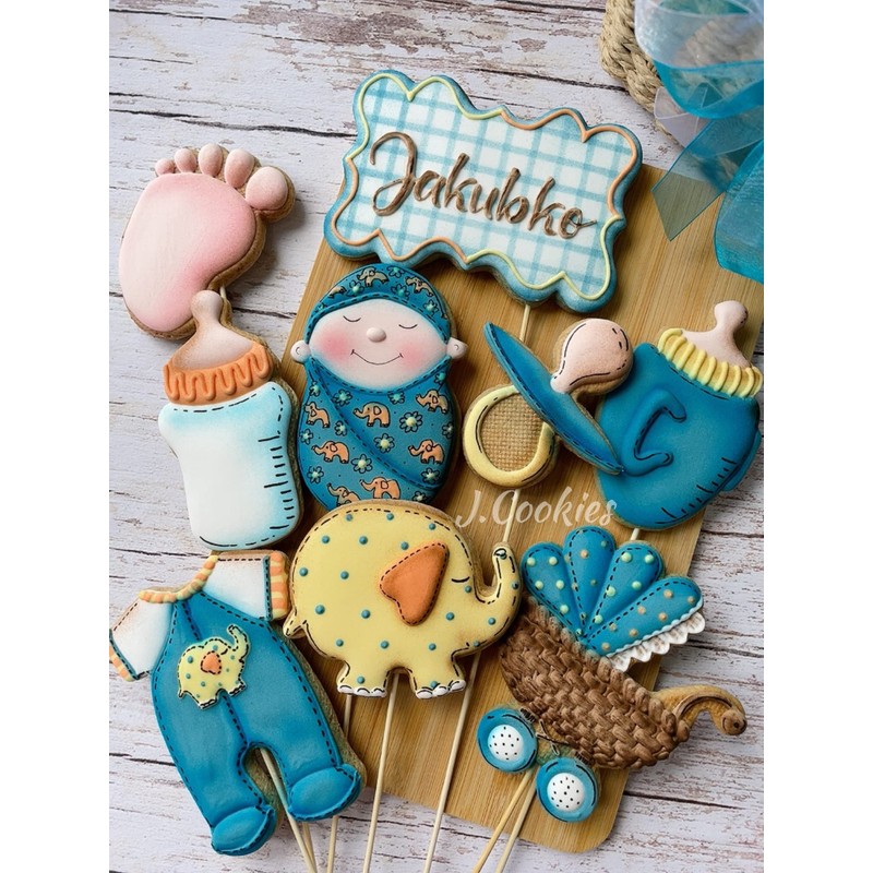 LILIAO Feeding Bottle Cookie Cutter for Baby Shower - 2.5