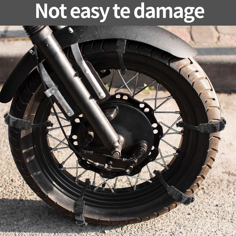 Pack of 20 Tyre Chains, Plastic Snow Chains, Durable Snow