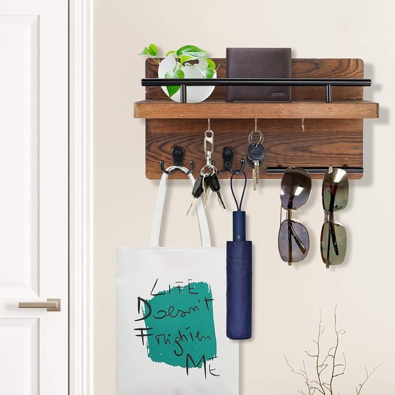 NYGHMY 1 Pcs Wall Mounted Key and Mail Holder for