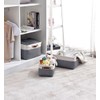 Mangata Fabric Storage Baskets, Set of 3 Organiser Boxes for