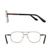 RB. Pilot Reading Glasses for Men Square Double Bridge Light