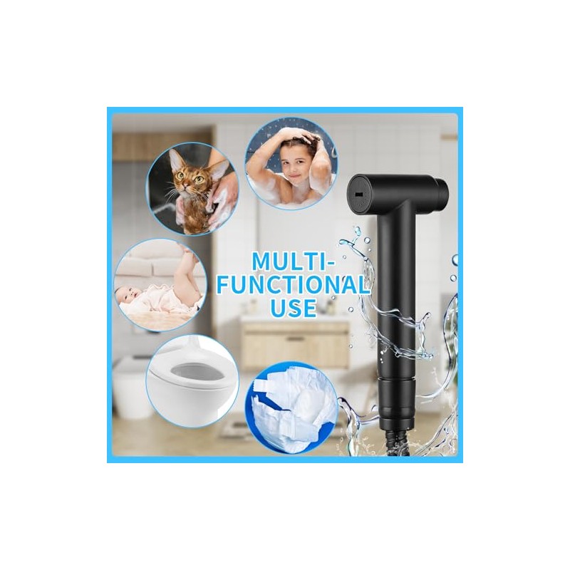 Black Handheld Bidet Sprayer