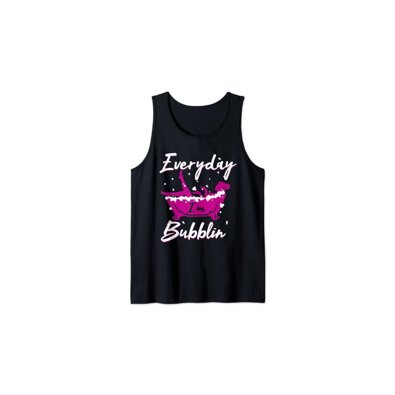 Women's Everyday I'm Bubblin' Bubble Bath Salts Tank Top