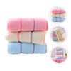 TOVINANNA 6pcs Cotton Face Cloths Thickened Absorbent Face Washers Soft