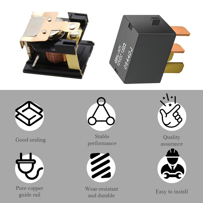 SHMZK 2 PCS Car AC Relay, G8HL-H71 Multiple Use Starter