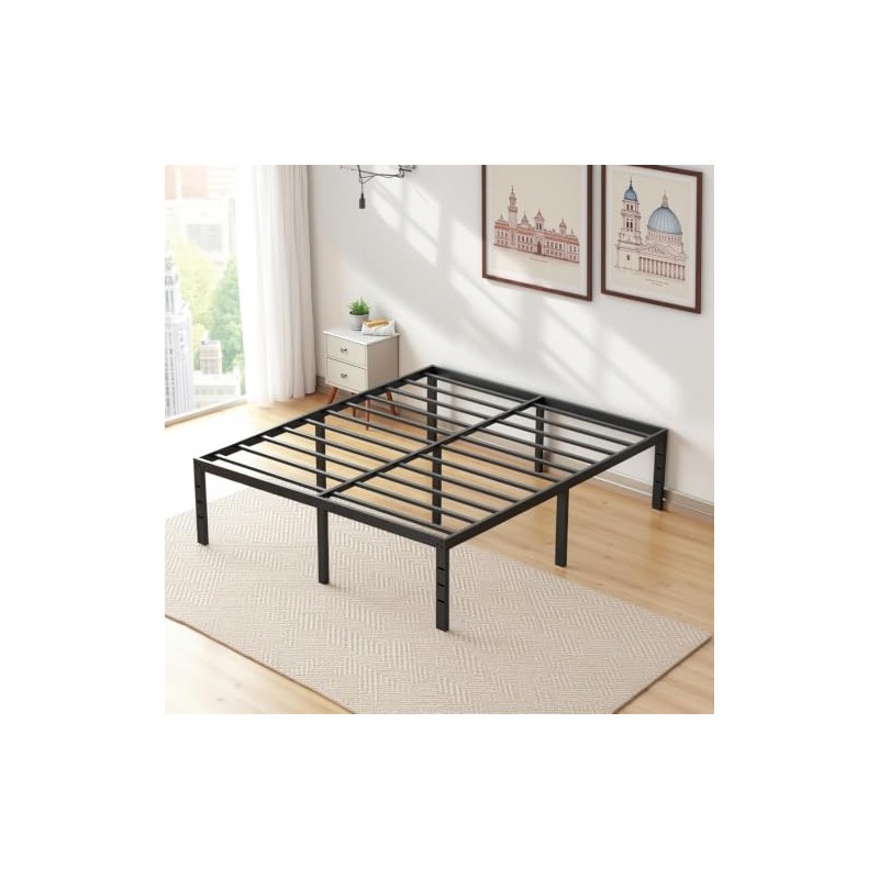 SAFONUS Base para Cama King Size,marco de Cama de Metal