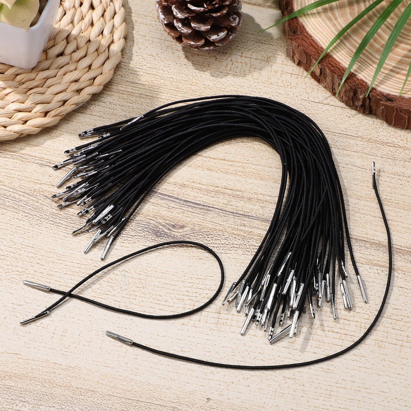 Operitacx 50 Pack Elastic String for Masks, Elastic Barbed Cord