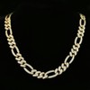 Eseres Figaro Chain Necklace for Men 12MM Figaro Link Chain