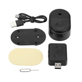 WiFi Video Doorbell Camera Smart Home Remote Video Monitoring 128GB Wireless Wifi Video Doorbell with Ding Dong Receiver Black