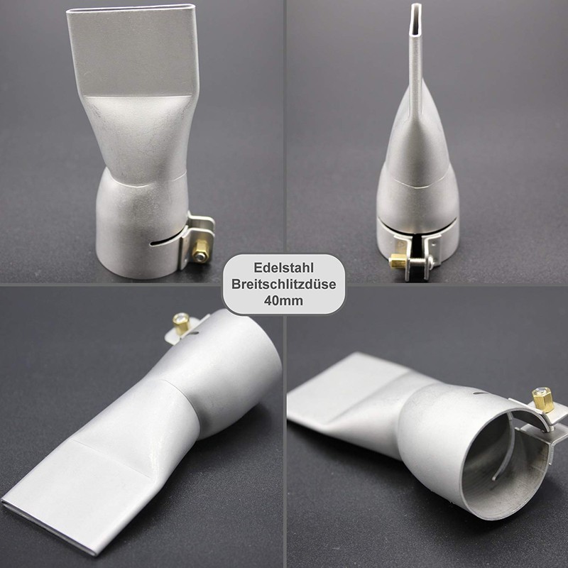 Professional stainless steel wide slot nozzle, wide nozzle, 40 mm,