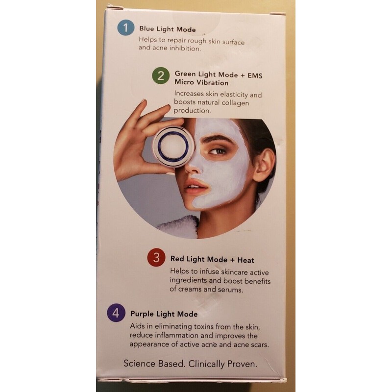 PINK Spa Sciences NURI LED Thermal Face Mask Infuser,Cleani