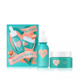 The Face Shop 더페이스샵 알로에 히알루론산 수분진정 트라이얼 키트 (홀리데이 에디션) The Face Shop Aloe Hyaluronic Acid Moisture Soothing Trial Kit (Holiday Edition)