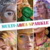 Halloween Body Glitter Stick, Hair Face Glitter Makeup Accessories