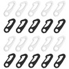 DHER Pack of 20 Flagpole Hooks, Nylon Flagpole Clips, Flagpole,
