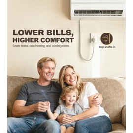 Wakhow 20 Pcs Wall Insulation Outlet Insulators Draft Sealers, 20 Pack Electrical Outlet Insulation Pads, EVA Foam Gasket for Wall, Light, Switch Socket Cover Compatible with Duplex Toggle Rocker