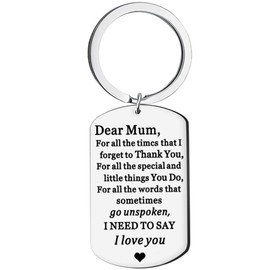 Birthday Gifts for Mothers Mama Keychain Gifts for Mom I Love You Best Mommy Ever Gifts for Mum Mom Christmas Day Gifts from Daughter Son
