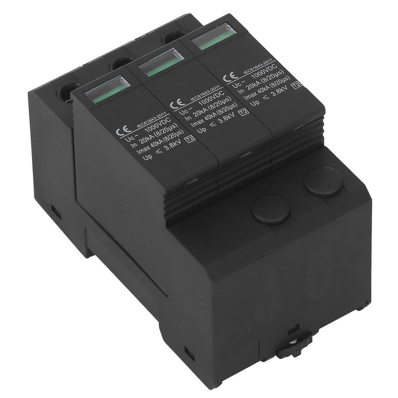 DC Surge Protector 40KV 3P Quick Response Flame Retardant Modular