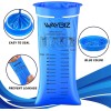 WAYBIZ Vomit Bags 16 Pack 1000 ml, Non-Transparen