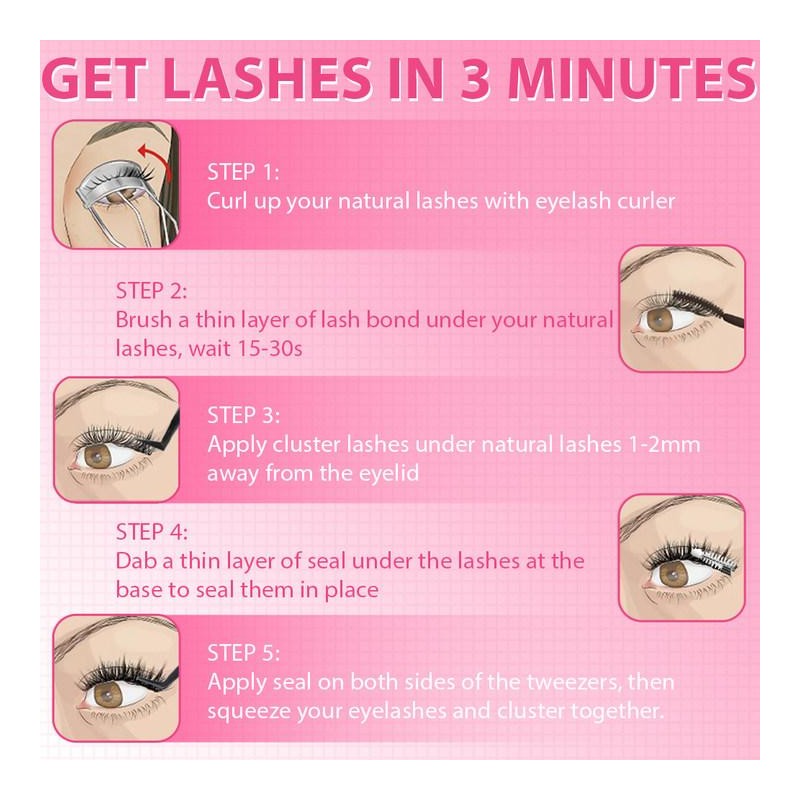 uCoolMe Lashes APHRODITE Lashes kit High Quality Eyelashes for a