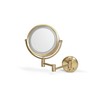 JERDON Wall-Mounted Magnifiying Makeup Mirror with Lights - Direct Wire