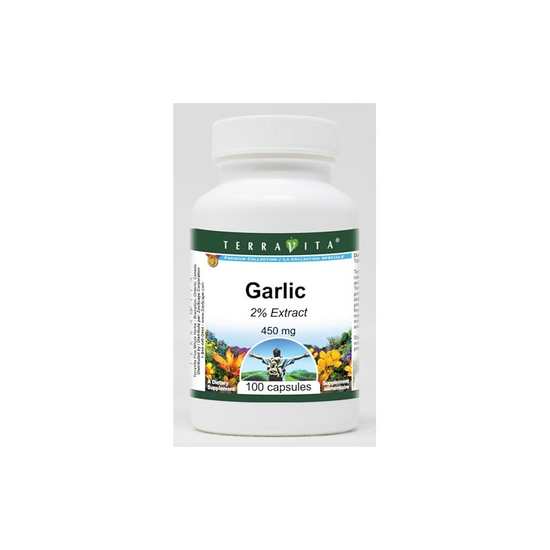 Garlic 2% - 450 mg (100 Capsules, ZIN: 520272)