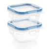 Snapware Total Solution Square Plastic Food Storage Set, 4pcs (2