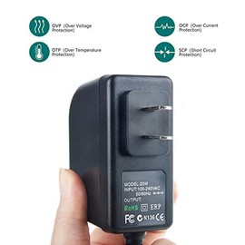 SLLEA AC/DC Adapter for Tanita BC-418MA Body Composition Analyzer Scale Power Supply Cord Charger Input: 100-240 VAC 50/60Hz Worldwide Voltage Use PSU