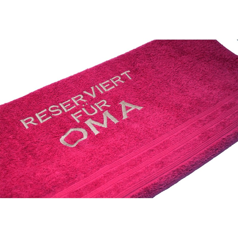 Lashuma London Shower Towel 70 x 140 cm Red Rhubarb
