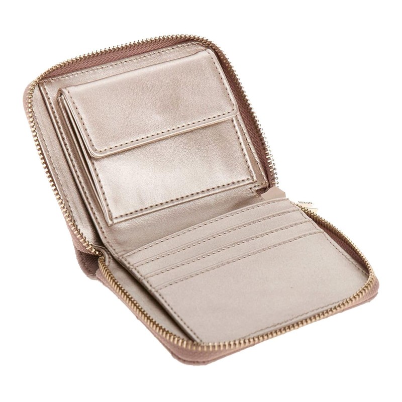 GUESS Yarmilla SLG Zip Around Wallet S Taupe, taupe, Elegant
