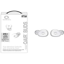 QuikCell QAIR Buds True Wireless Earbuds with Charging Case - White