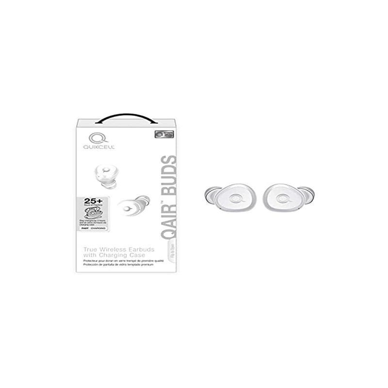 QuikCell QAIR Buds True Wireless Earbuds with Charging Case -