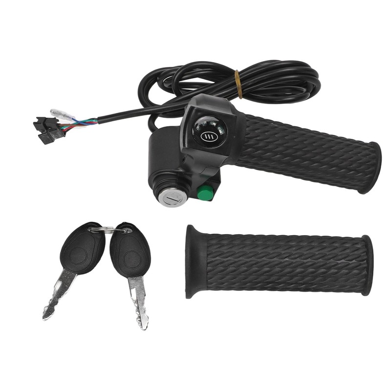 2 PCS Electric Bike Throttle Grip Kit Speed Control Grip