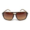 WebDeals Retro Adult Size 70's Style Plastic Aviator Sunglasses (Tortoise