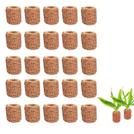 Wzttdm 25Pcs Aquatic Water Plant Fixed Rings, 25mm Aquarium Water Plant Fixed Ring, Aquarium Landscape Ceramic Plant Pot Cultivation Fixed Ring for Aquarium Plants Fixing Fish Tank Accessories