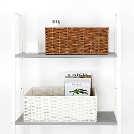Home&amp;House Rattan Pattern Hamper/Basket Collection, 6. Square Hamper 80L6. Square Hamper 80L_White White / 홈앤하우스 라탄 패턴 햄퍼/바스켓 모음전, 6. 사각 햄퍼 80L6. 사각 햄퍼 80L_화이트화이트
