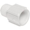 Spears 436 Series PVC Pipe Fitting, Adapter, Schedule 40, White,