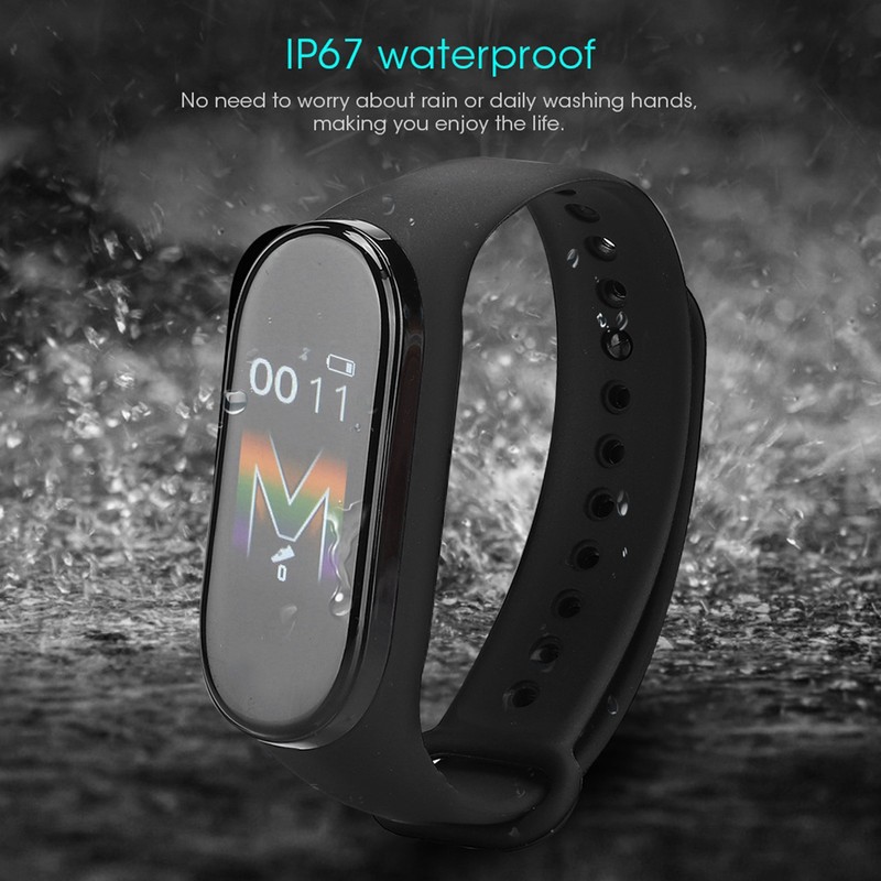 M5 Waterproof Smart Bracelet Touch Screen Step Counting Sports Band