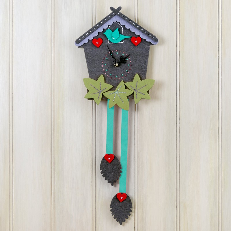 The Makery Make Your Own' Cuckoo Clock Kit, Polyester, Multi-Colour,