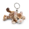 63061 - Portachiavi con Peluche a Forma di Gatto Bengala,